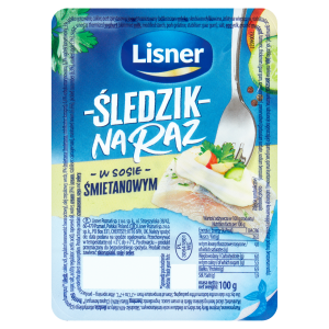 Sledzik Na Raz W Sosie Smiet 100G Lisner