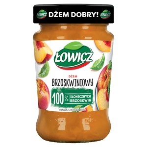 Łowicz dżem brzoskwiniowy niskosłodzony 280g