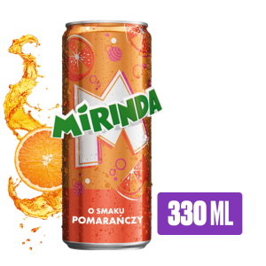 Mirinda Orange napój gazowany 330ml