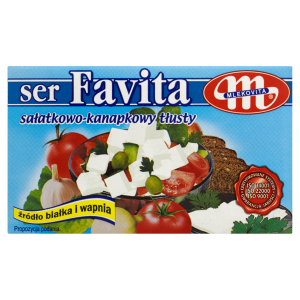 Mlekovita Favita Niebieska Ser sałatkowo-kanapkowy tłusty 270g