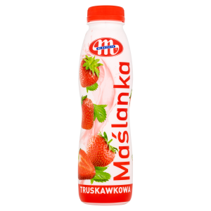 Mlekovita maślanka truskawkowa 400g