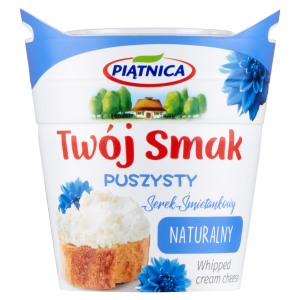 Piątnica twój smak serek puszysty śmietankowy naturalny 150g