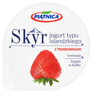 Piątnica skyr jogurt typu islandzkiego z truskawkami 150g