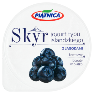 Piątnica skyr jogurt typu islandzkiego z jagodami 150g
