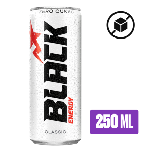 Black Energy Zero Sugar gazowany napój energetyzujący bez cukru 250ml