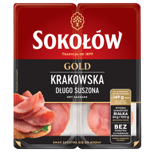 Sokołów Gold kiełbasa krakowska sucha 2x50g
