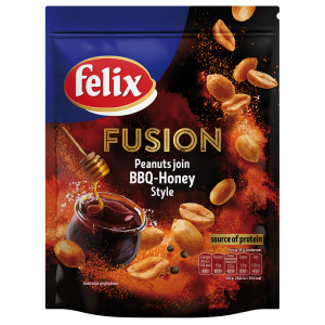 Felix Fusion orzeszki ziemne smażone o smaku BBQ z miodem 150g