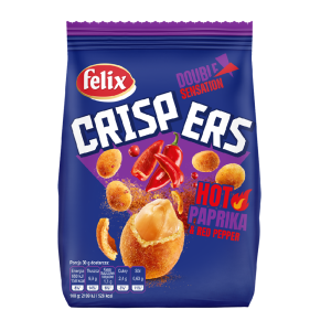 FELIX Orzeszki ziemne Crispers Hot Paprika & Red Pepper 125g