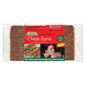 Mestemacher Chleb żytni krojony 500g