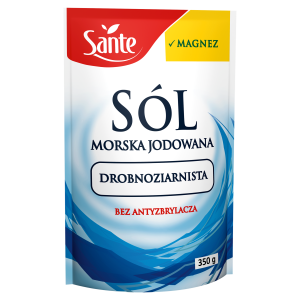 Sante Sól morska jodowana drobnoziarnista 350g
