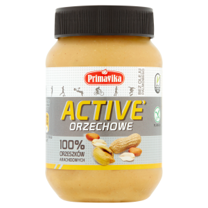 Primavika masło orzechowe Active 100% orzeszków 470g