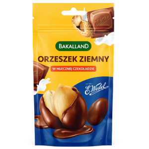 Bakalland Orzeszki ziemne w mlecznej czekoladzie Wedel 72g