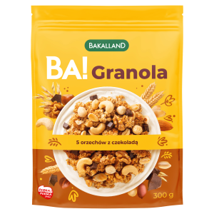 Bakalland BA! Granola 5 orzechów z czekoladą 300g