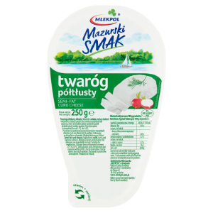 Mazurski smak twaróg półtłusty klinek 250g