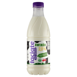 Łaciate mleko 2% bez laktozy PET 1l