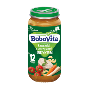 BoboVita Kluseczki z warzywami i indykiem 1-3 lata 250g