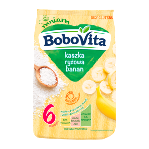 BoboVita kaszka ryżowa banan po 6. miesiącu 180g