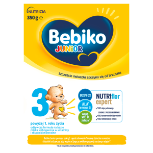 Bebiko Junior 3 Mleko modyfikowane dla dzieci powyżej 1. roku życia 350g