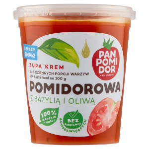 Pan Pomidor zupa krem pomidorowa z bazylią i oliwą 400g