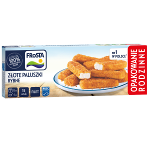 Frosta Złote Paluszki Rybne Mrożone (Opakowanie Rodzinne) 450g