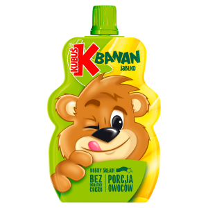 Kubuś mus 100% banan-jabłko 100g