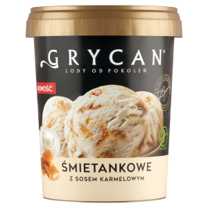 Grycan lody śmietankowe z sosem karmelowym 480ml