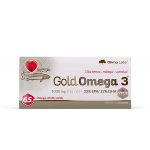 Olimp Labs Gold Omega 3 65% 1000mg 60 kaps blistry