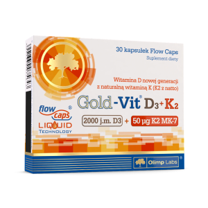 Olimp Labs Gold-Vit D3+K2 2000 IU 30 kaps