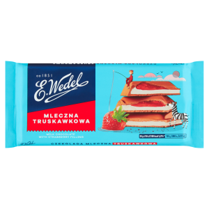 Wedel czekolada mleczna truskawka 100g