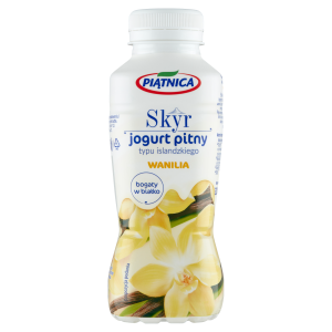 Piątnica skyr jogurt pitny typu islandzkiego wanilia 330ml