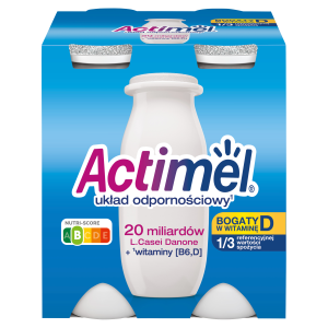 Actimel napój mleczny naturalny 4*100G