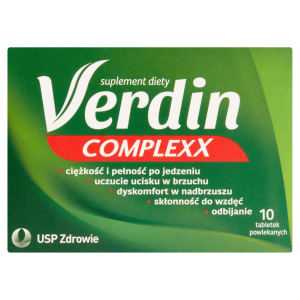 Verdin Complex na układ trawienny, suplement diety, 10 tabletek