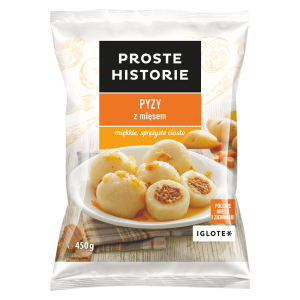 PROSTE HISTORIE Pyzy z mięsem 450g