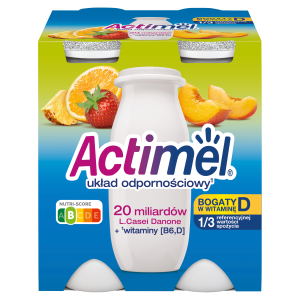 Actimel napój mleczny wieloowocowy 4*100g