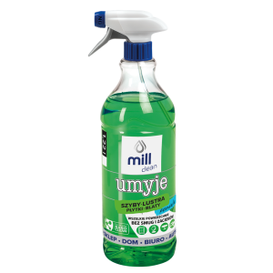 MILL Clean UMYJE płyn do mycia szyb, luster, glazury konwalia 1,22l