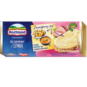 Ser topiony szynka kremowy bloczek 90g HOCHLAND