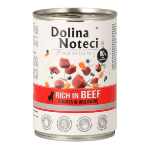 Dolina Noteci Premium karma dla psa wołowina, puszka 400g