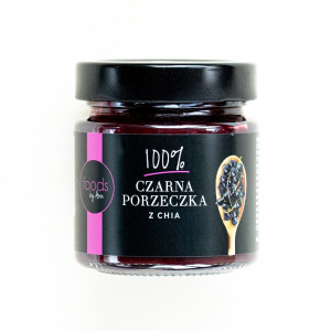 Foods by Ann dżem z czarnej porzeczki z nasionami chia 200g