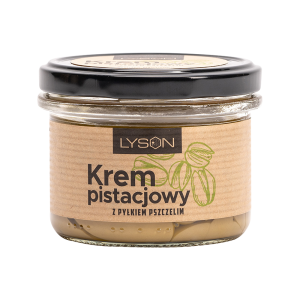 Łysoń Krem pistacjowy z pyłkiem pszczelim 200g