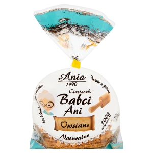 Ciasteczka Babci Ani owsiane naturalne 100g