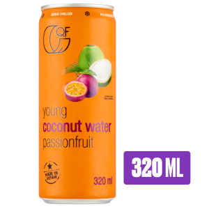 QF Woda kokosowa z sokiem z marakui 320ml