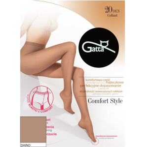 GATTA Rajstopy damskie COMFORT STYLE roz 04, 20 DEN, cieliste