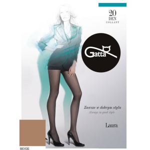GATTA Rajstopy damskie LAURA roz 03, 20 DEN, beżowe