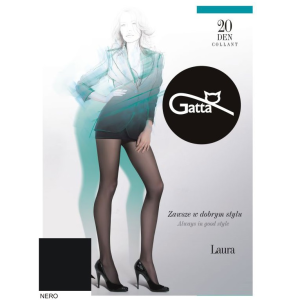 GATTA Rajstopy damskie LAURA roz 03, 20 DEN, czarne