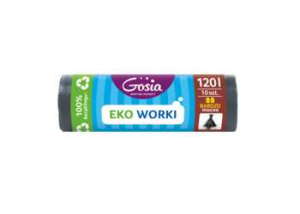 Gosia worki na śmieci mocne 120l 10szt