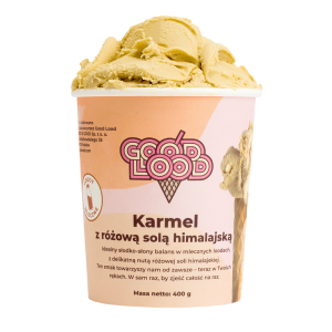 GOOD LOOD lody Karmel z różową solą himalajską 400g