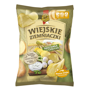 Wiejskie Ziemniaczki Śmietanka z cebulką 130g