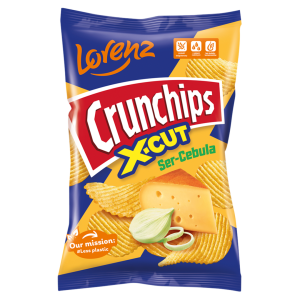 Crunchips X-Cut Ser i Cebula chipsy 130g