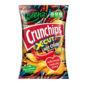 Chipsy Crunchips X-Cut Hot Chili WOŚP 130g