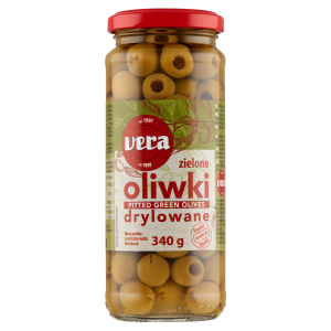 Oliwki zielone drylowane 340g VERA